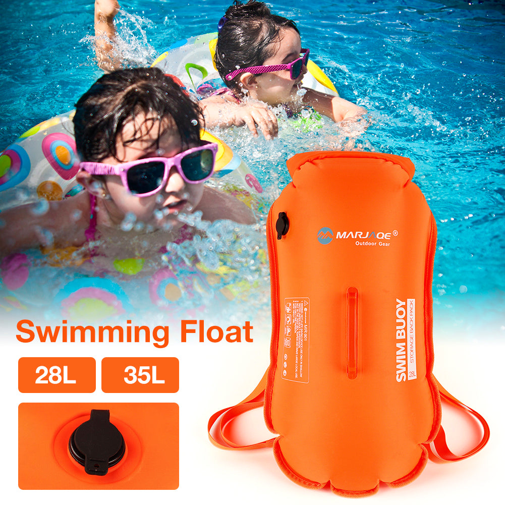 Double Airbag Swimming Float Backpack